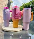 Mug isotherme *Orange & rose* 