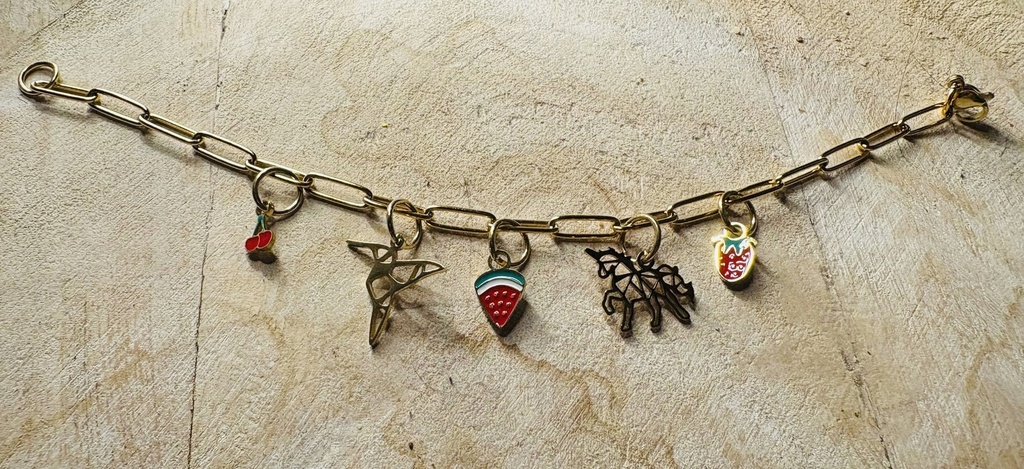 Bracelet *CharmsCraft* 3 charms 