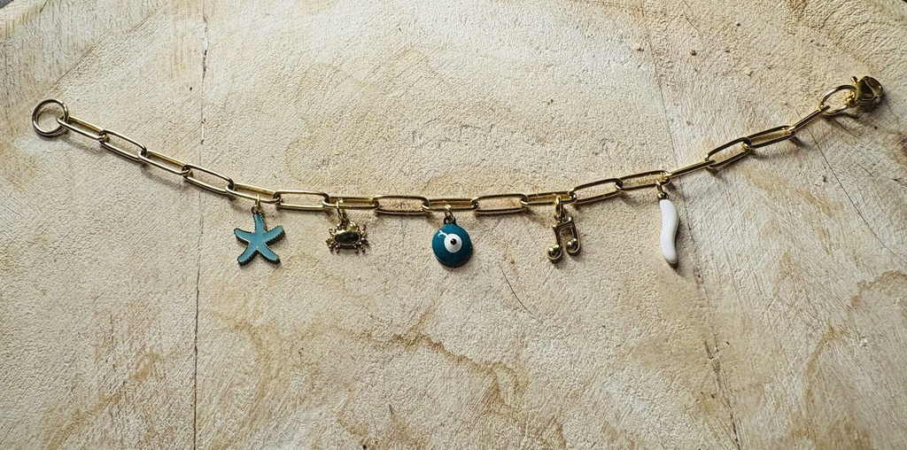 Bracelet *CharmsCraft* 3 charms 