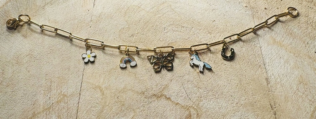 Bracelet *CharmsCraft* 3 charms 
