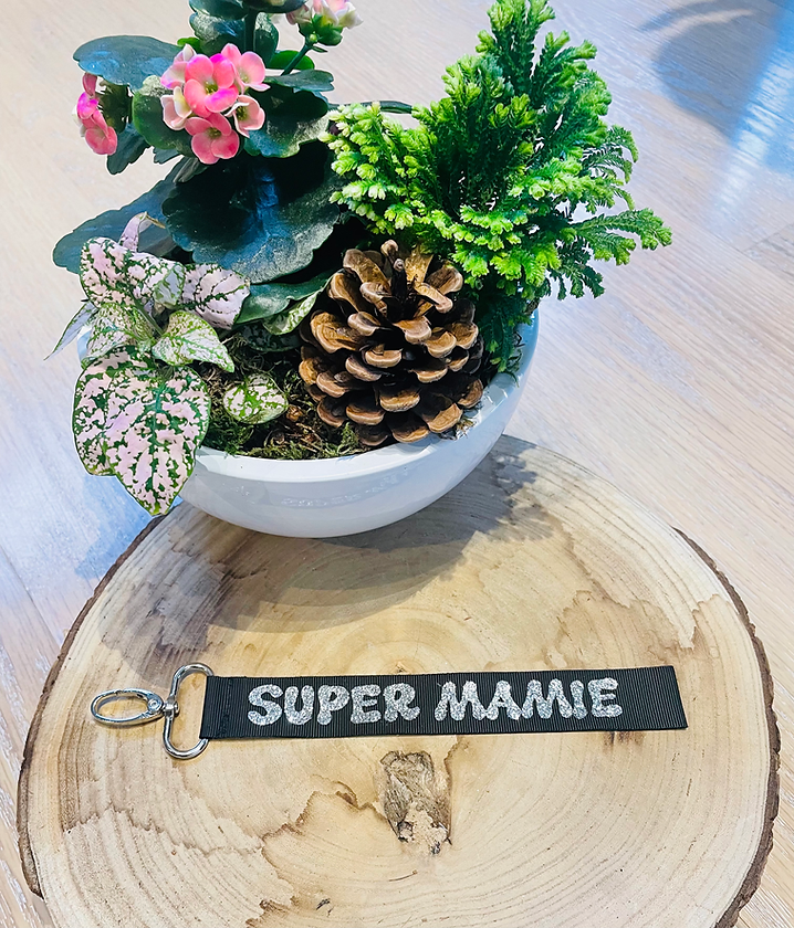 Porte-clés "Super Mamie"