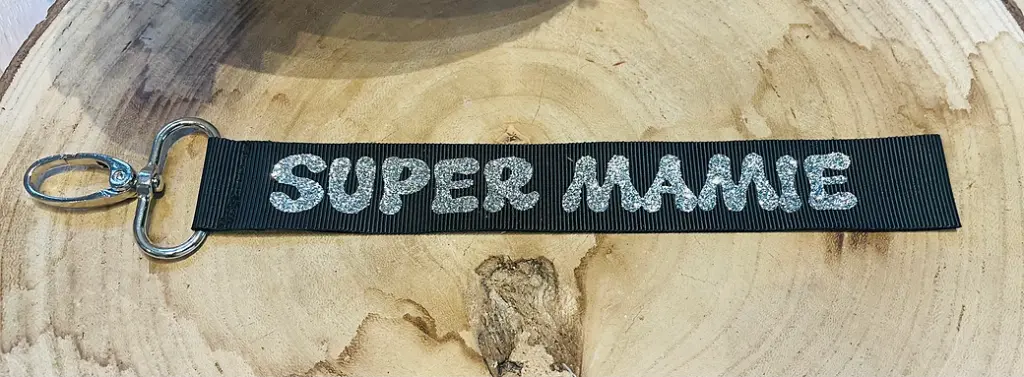 Porte-clés "Super Mamie"