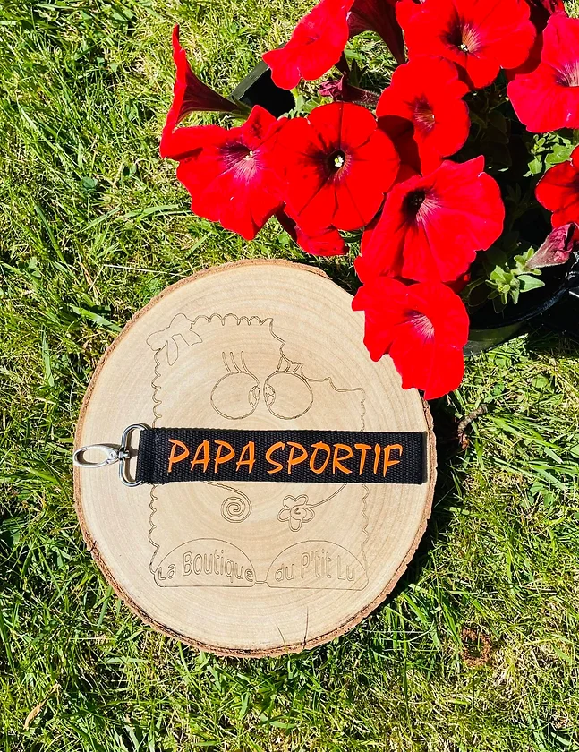 Porte-clés "Papa Sportif " 