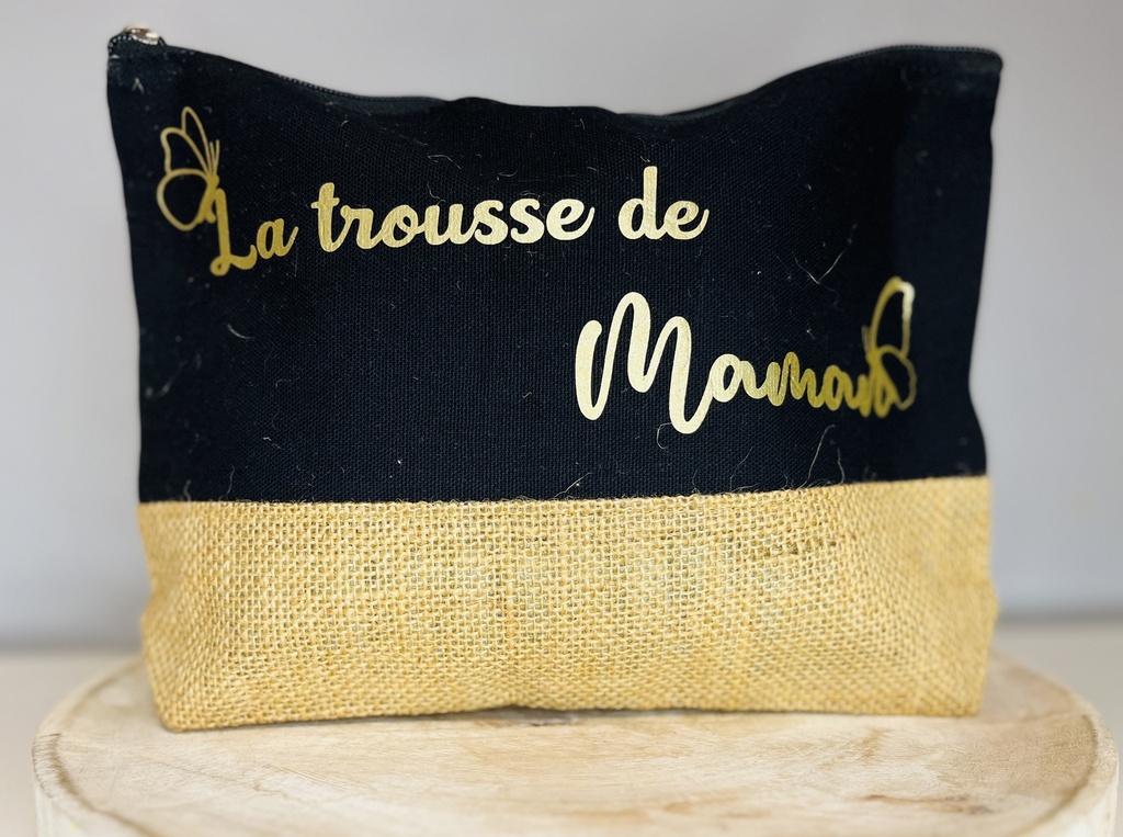 Pochette  "La trousse de Maman" Noir