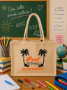 Sac en toile de jute "... En Vacances " 