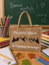 Sac en toile de jute "Les petites affaires de ..."  