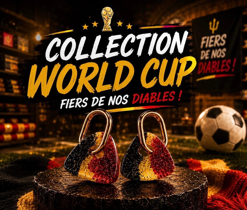 Boucles d'oreilles "Allez les diables !"