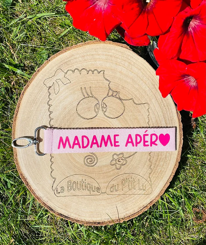 Porte-clés "Madame Apéro " 