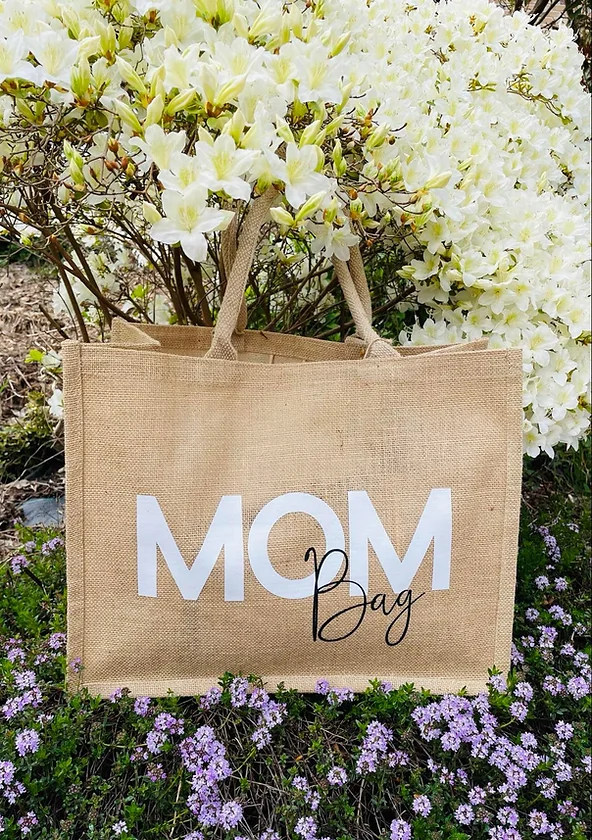 Sac en toile de jute "Mom Bag " 
